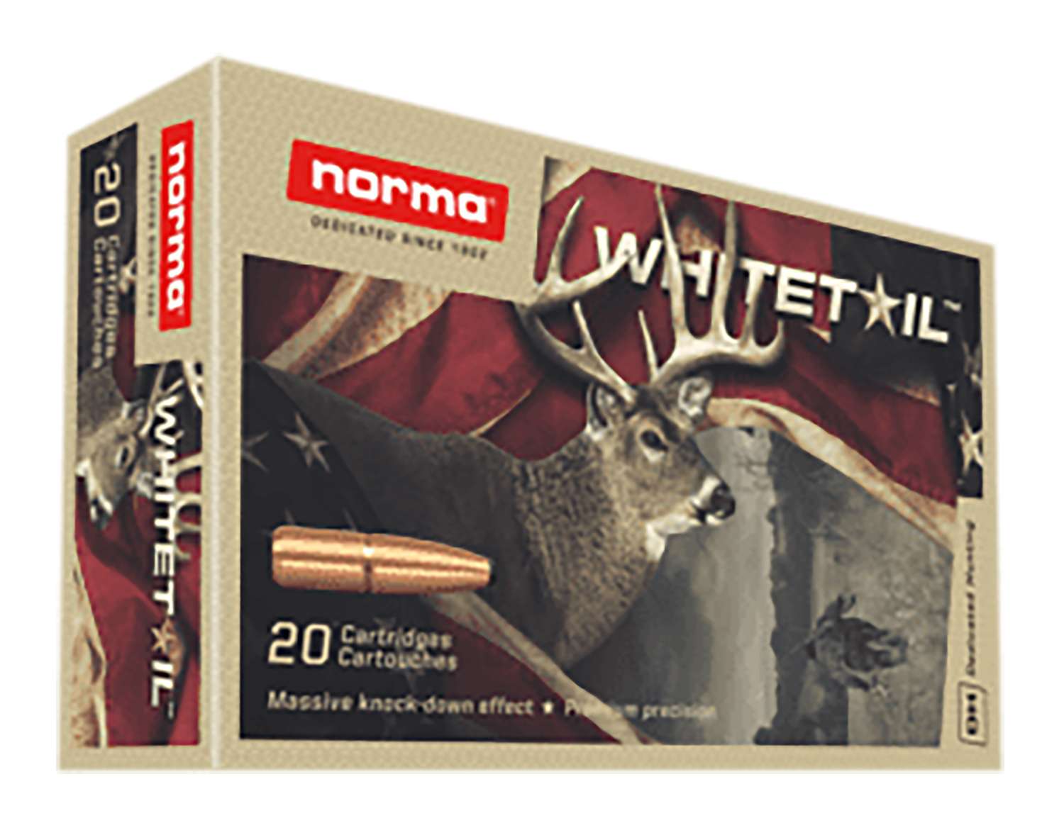 NORMA 20160462 243 WIN 100GR PSP WHITETAIL 20/10-img-0