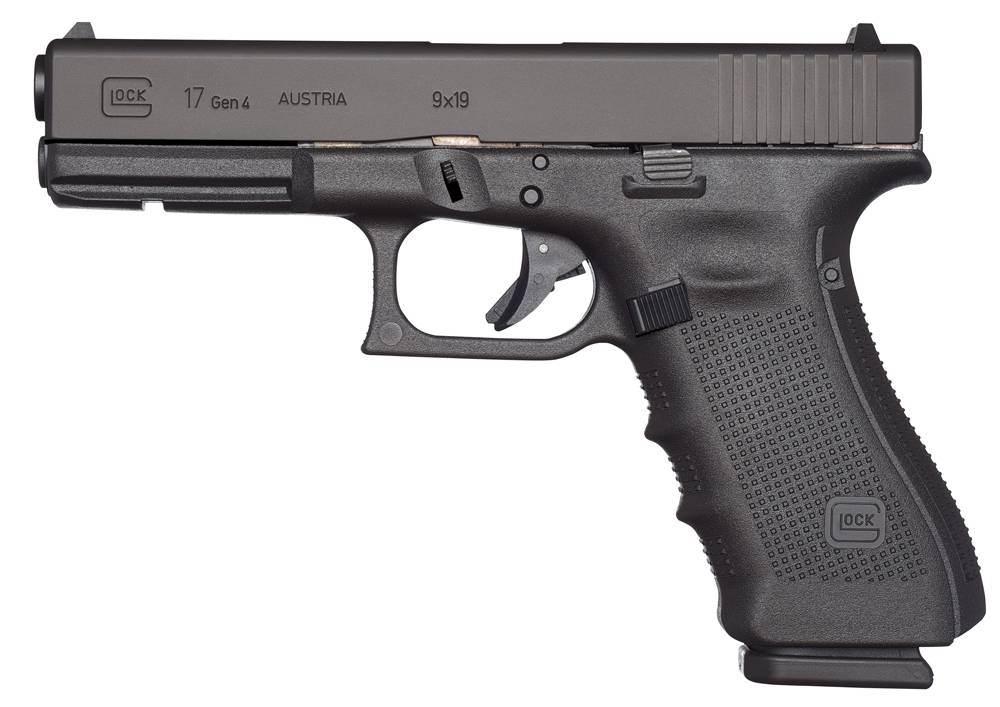 GLOCK 17 Gen4 ガスガン 9x19 Glock G17 Gen4 9mm 17+1 W/ Fixed Sights & One Mag - Police Trade