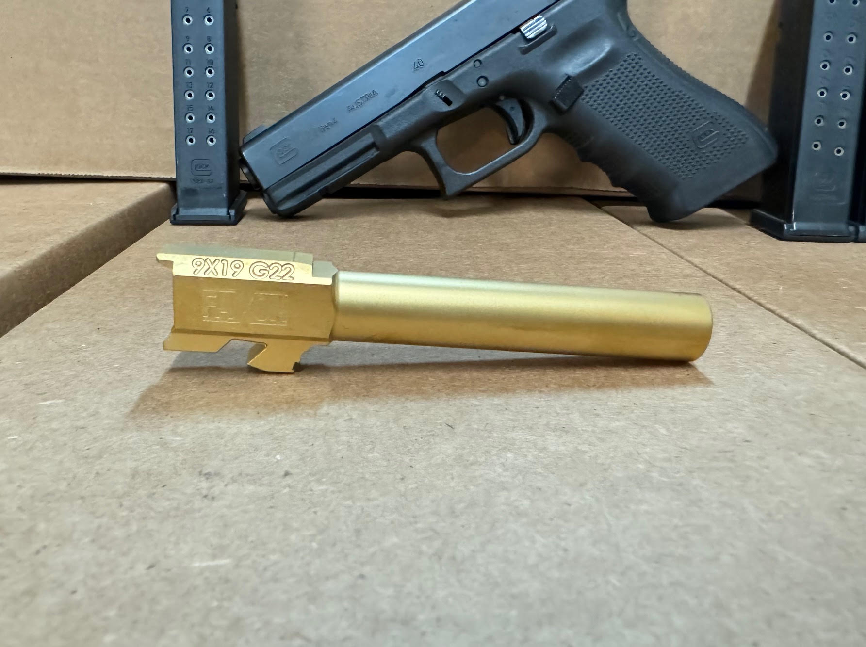 Glock G22 & Faxon 9mm Conversion Glock Barrel Kit-img-2