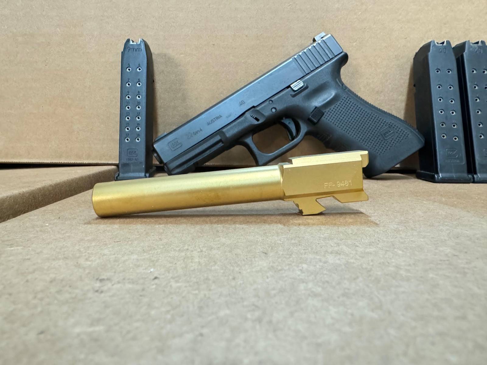 Glock G22 & Faxon 9mm Conversion Glock Barrel Kit-img-3