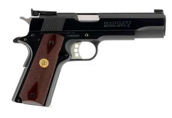 Colt Mfg O5873A1 Gold Cup  38 Super 5" 9+1 Rosewood Grips RARE-img-1
