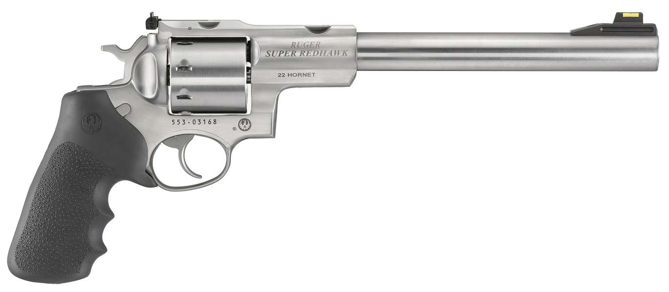 Ruger Super Redhawk Stainless .22 Hornet 9.5" Barrel 8-Rounds-img-1