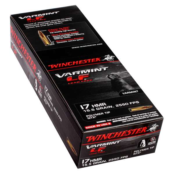 Winchester S17HMR1 Varmint HV  17 HMR 17 gr V-Max 50 Bx/ 20 Cs-img-1