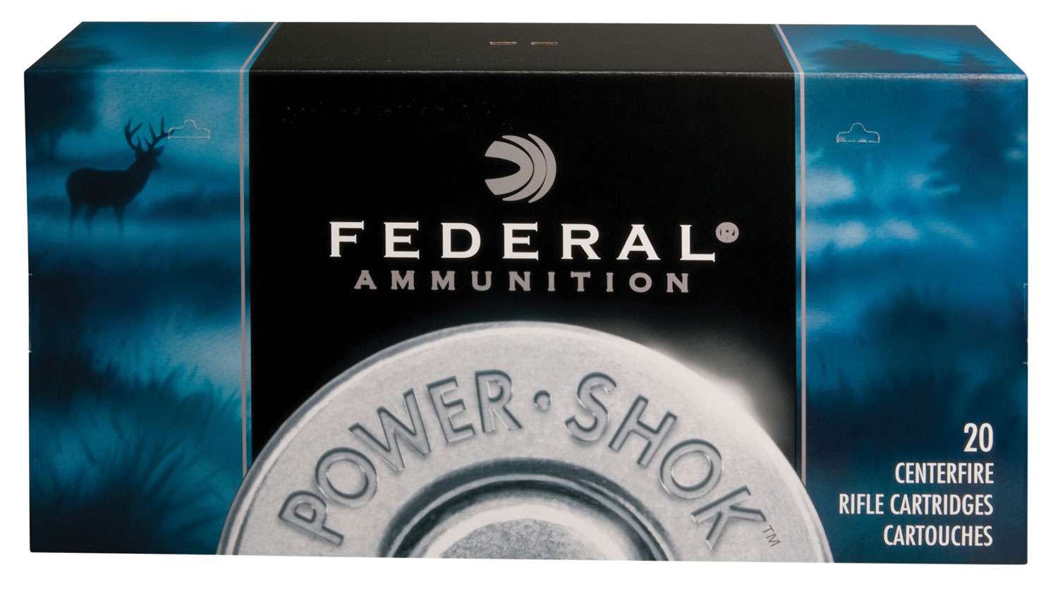 Federal 7B Power-Shok  7mm Mauser 140 gr Jacketed Soft Point (JSP) 20 Bx/ 1-img-1