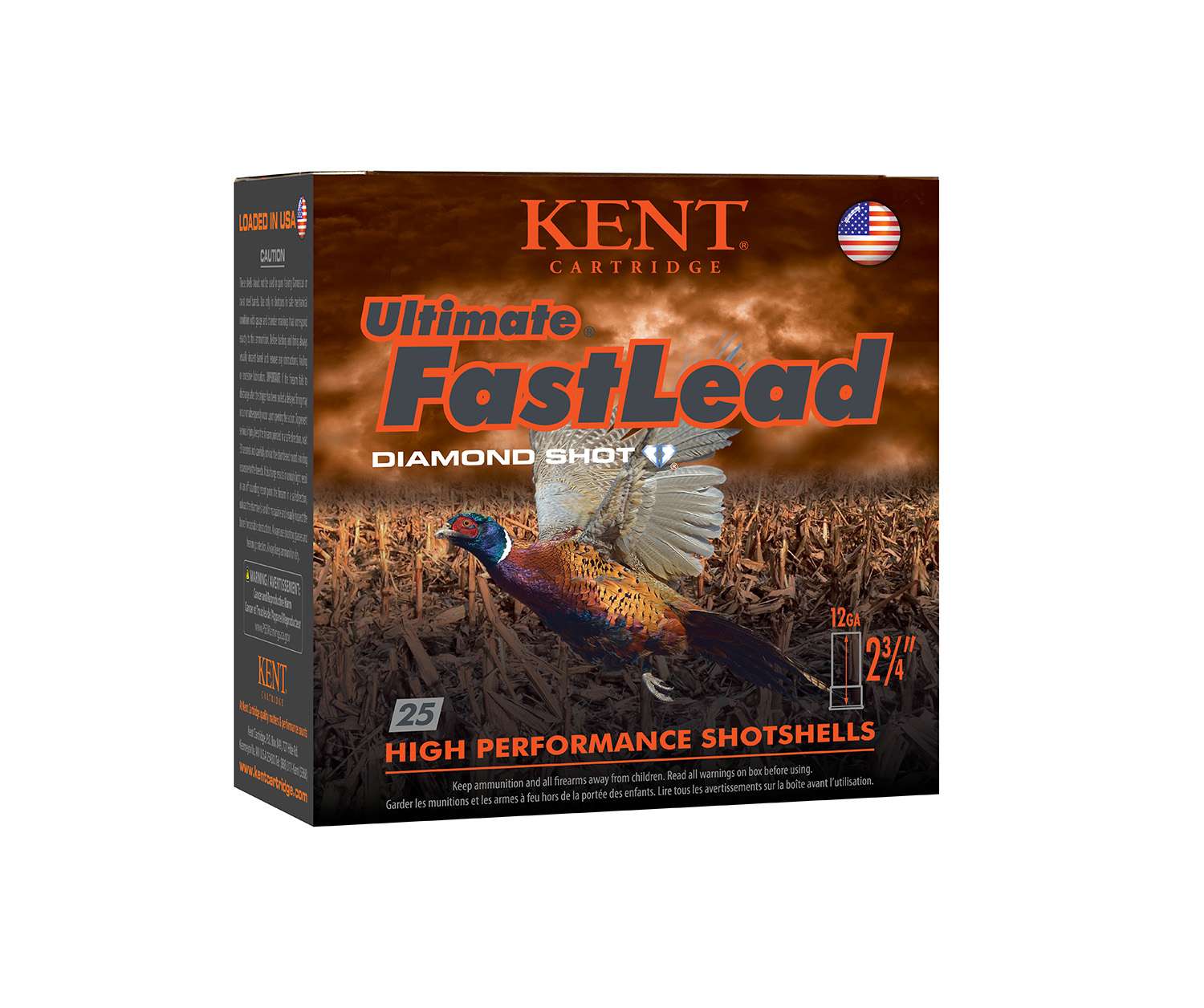 Kent Cartridge K122UFL36 Ultimate FastLead Upland 12Ga 2.75" 7 shot 1-1/4oz-img-1