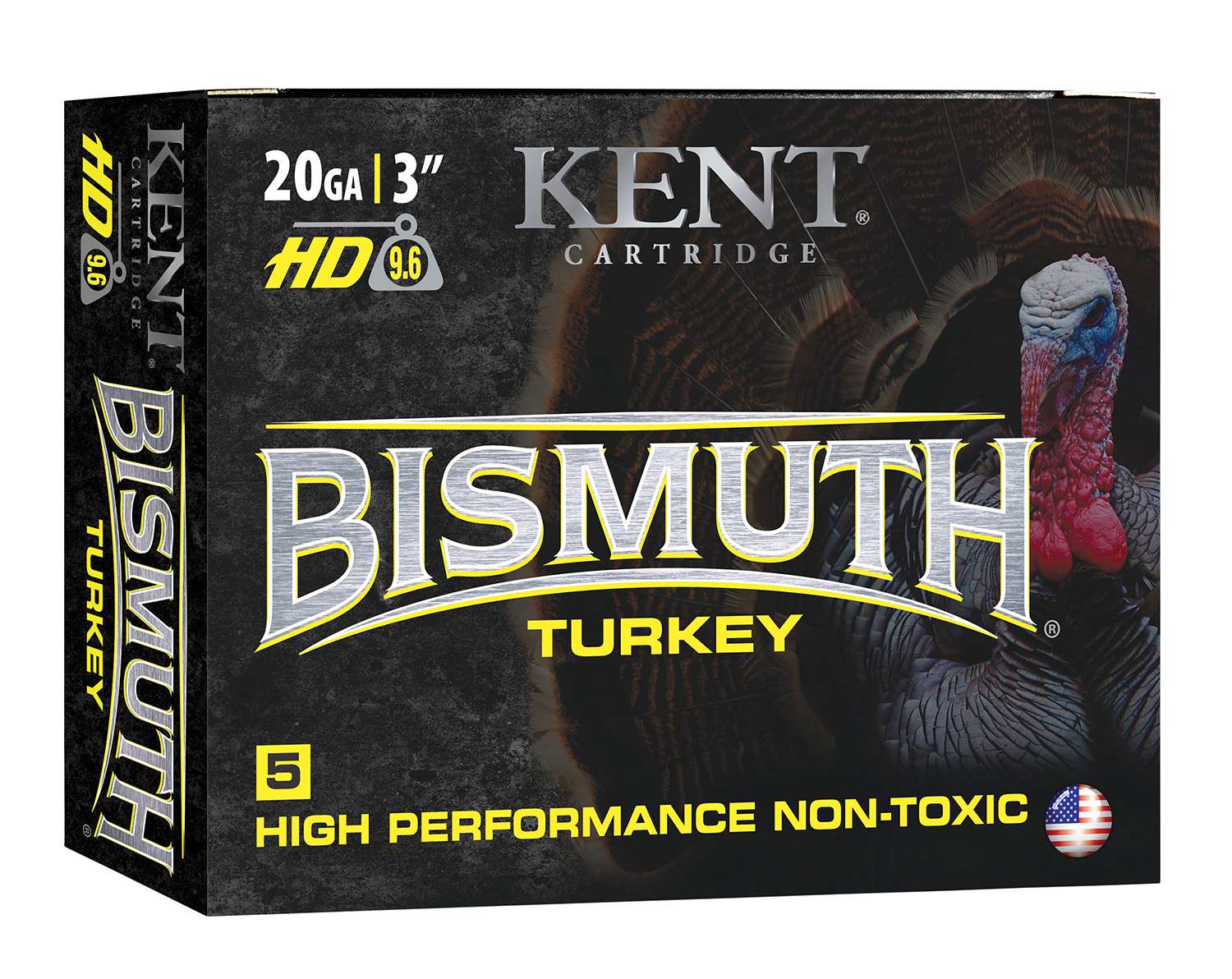 Kent Cartridge B203TK325 Bismuth  Turkey 20 Gauge 3" 1 1/8 oz 5 Shot 5 Bx/-img-1