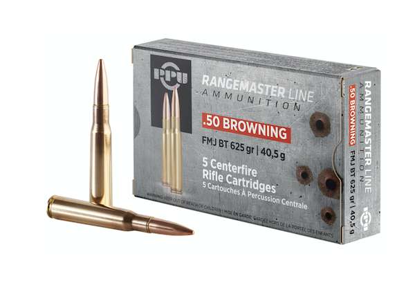 PPU PPRM50 Rangemaster  50 BMG 625 gr Full Metal Jacket (FMJ) 5 Bx/ 20 Cs-img-1