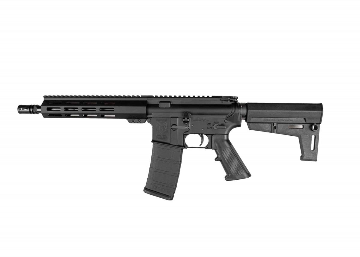 One Horse AR-15 Pistol 10.5" Barrel - M-Lok Rail .300 Blackout (COMPLETE AS-img-4