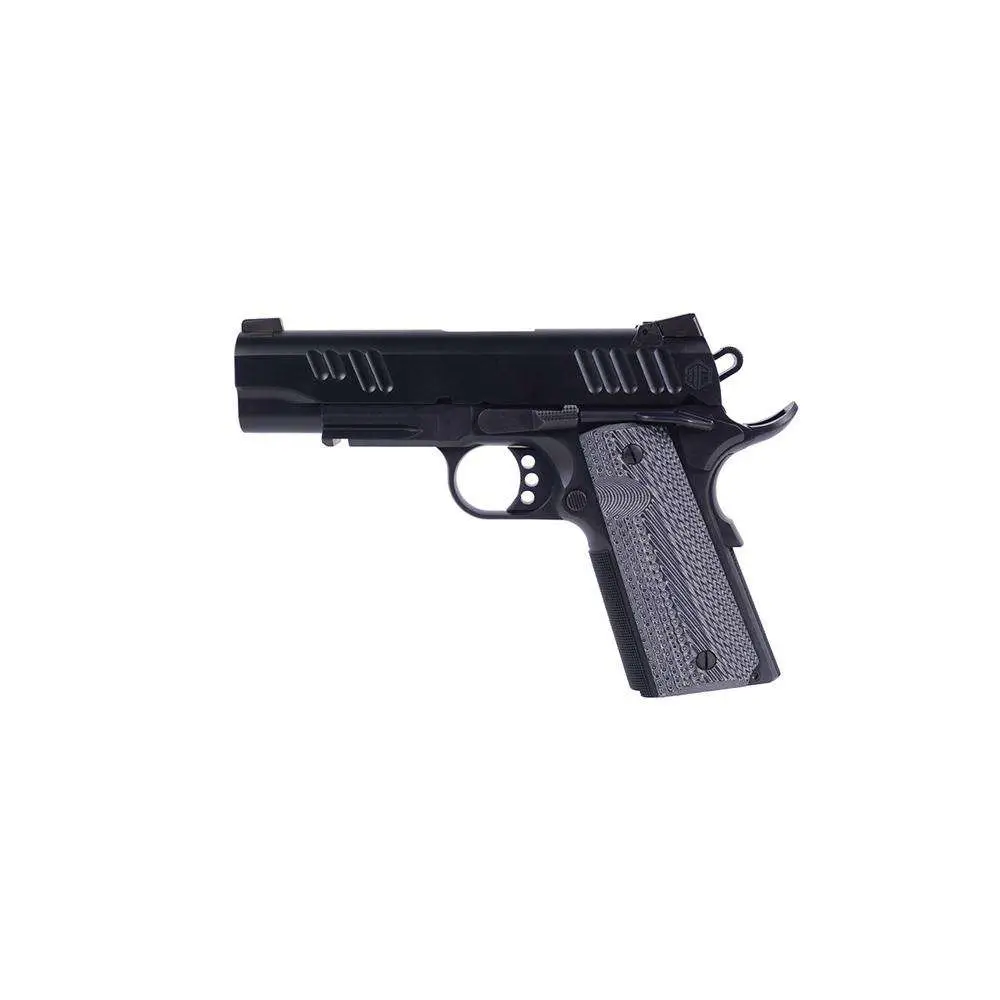 ALPHA FOXTROT AF1911-E HGA 9MM 4.25IN BBL BLACK QPQ 10RD NOVAK SIGHTS-img-1