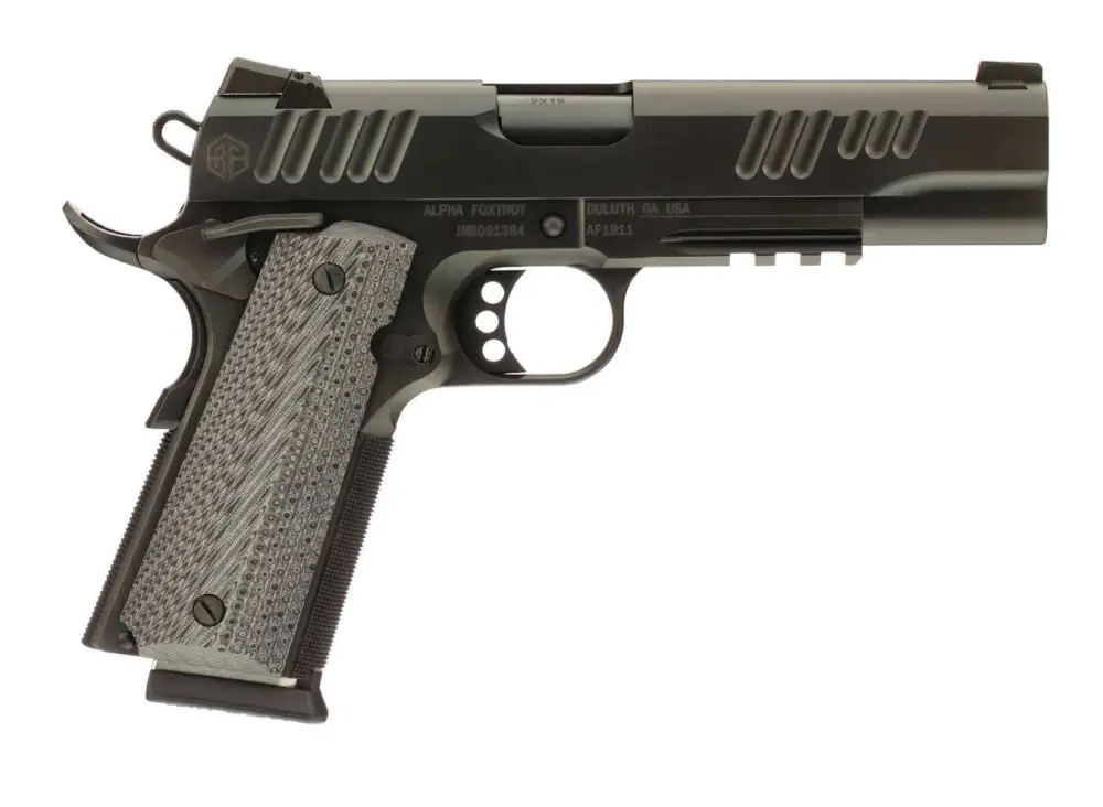 ALPHA FOXTROT AF1911-S-80S HGA 45ACP 5IN BBL BLACK QPQ 7RD NOVAK SIGHTS-img-1