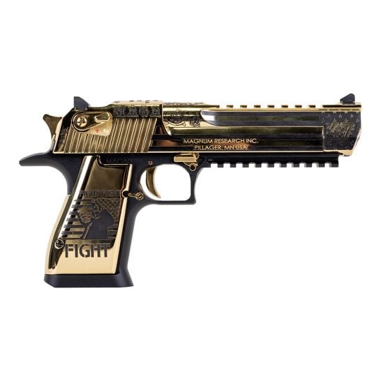 Magnum Research Desert Eagle Mark XIX MAGA Magnum.50 AE 6" Gold/Black 7+1-img-0