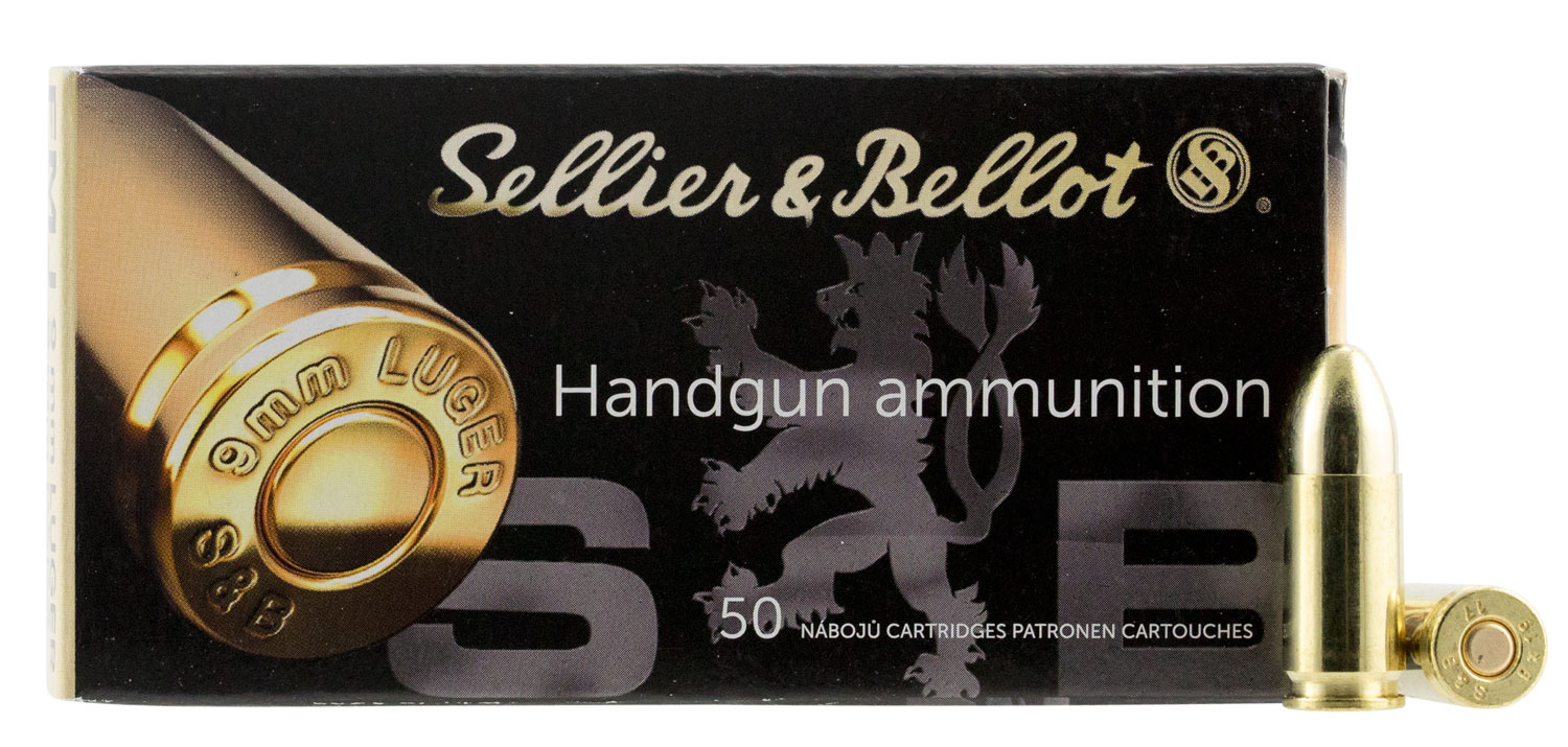 Sellier & Bellot SB9A Handgun 9mm Luger 115 gr FMJ 50 Bx/ 20 Cs-img-0